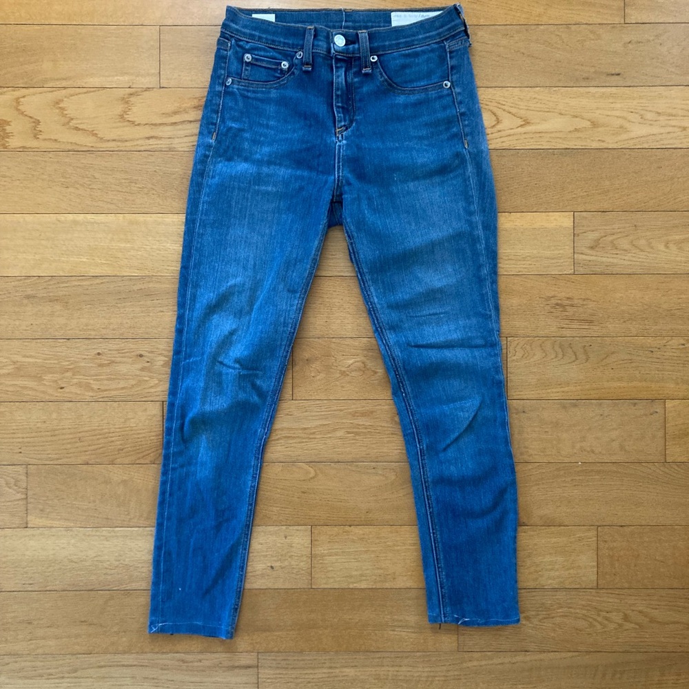 rag & bone Women's Skinny Jeans in Blue